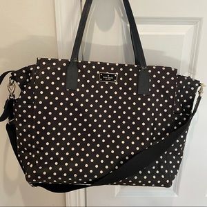 Kate Spade Taden Blake Avenue Polka Dot Diaper Bag